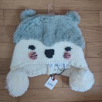 cappello cuffia invernale Blu Kids 12-18 mesi