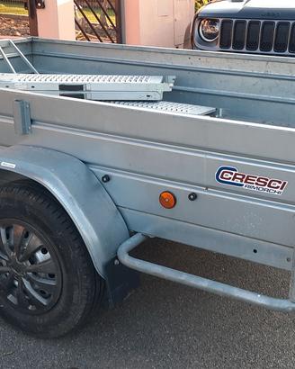 carrello trasporto moto quad trattorino portatutto