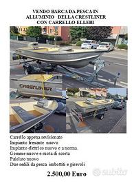 Barca Alluminio per pesca al Bass nei laghi