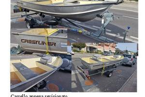 Barca Alluminio per pesca al Bass nei laghi