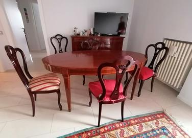 tavolo ovale con allunghe