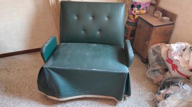 Divano letto pieghevole anni 60