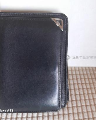 Portafoglio pelle nera Samsonite