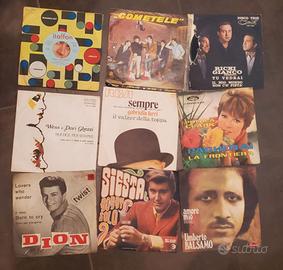 Dischi in vinile 45 giri anni '60/'70