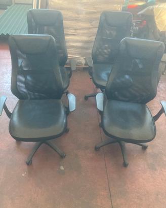 4 Sedie da ufficio