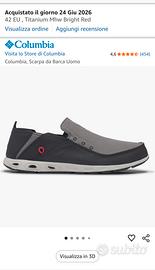 Scarpe Columbia Vent PFG 42 Nuove