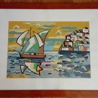 Serigrafia  Ibrahim Kodra  con  certificato