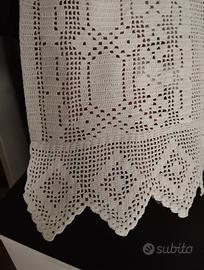 Stock 4 Tende Uncinetto Filet Artigianali 150x55cm
