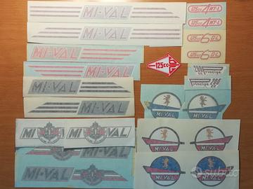 Adesivi per moto MI-VAL vari modelli