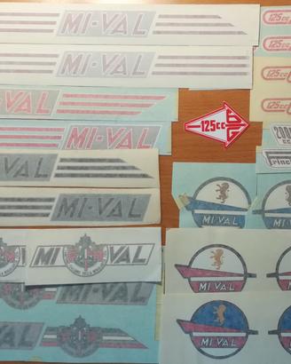 Adesivi per moto MI-VAL vari modelli