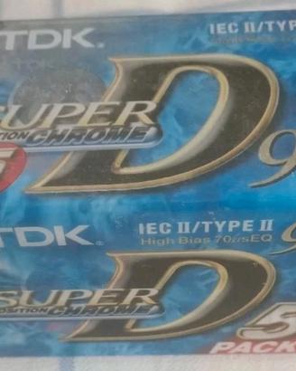 Audiocassette TDK Super D90  cromato tipo 2