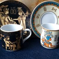 Set porcellana duo di caffè per due, Made in Egypt