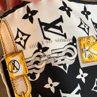 foulard Louis Vuitton seta pura 90x90