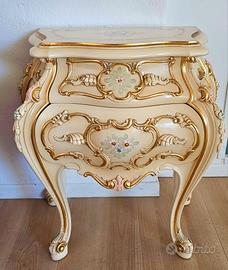 Comodino legno Silik Barocco