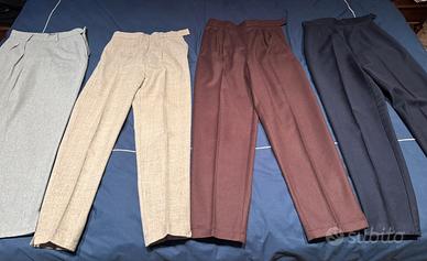 Pantaloni di lana a sigaretta