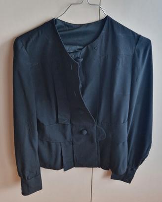 Giacca sfiancata in gabardine taglia 42 