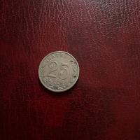 25 centesimi aquila sabauda 1903