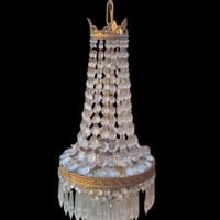 Lampadrio Mid-Century Cristallo Molato
