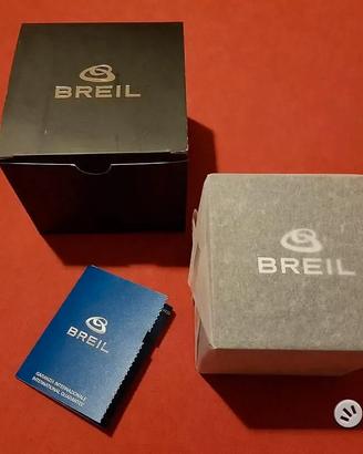 Raro Breil quadrante bianco orologio profondimetro
