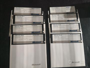 Floppy 5.25 Microsoft Works v1.05 - Vintage MS-DOS
