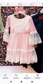abito bambina Tulle ricamato Abel&Lula
