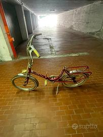 Bicicletta tipo graziella piegabile diam. 50 cm