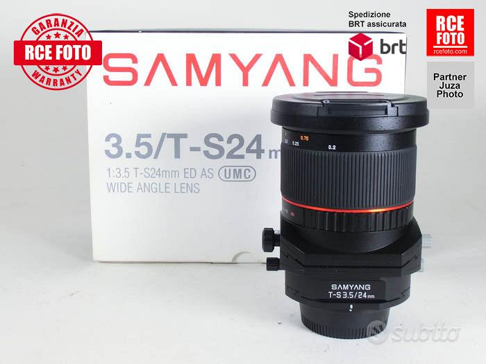 Subito - GROUP RCE S.R.L. - Samyang T-S 24 F3.5 ED AS UMC (Nikon
