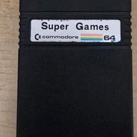 CARTUCCIA SUPER GAMES COMMODORE 64
