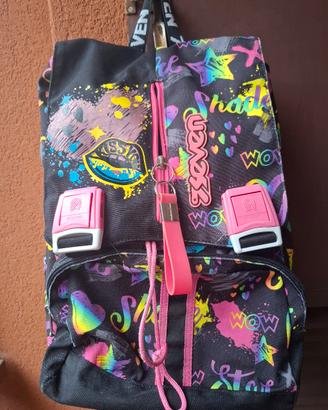 Zaino scuola Seven estensibile pratico e colorato