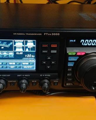 Yaesu ft 3000 con dvs6 e filtro cw