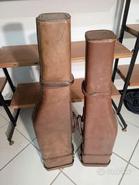 Porta fucili in cuoio