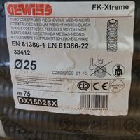 TUBO CORRUGATO GEWISS 25mm 70mt