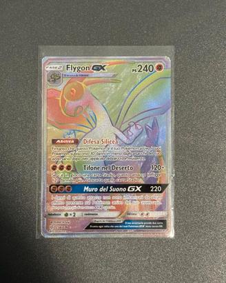 Flygon Gx Eclissi cosmica carta pokemon