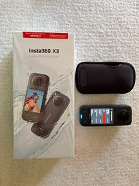kit insta360 X3 + batterie + hub + selfie stick