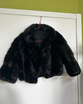 Pelliccia visone nero
