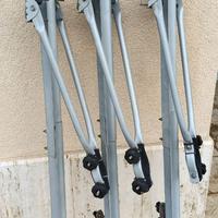 Portabici da tetto per auto universali