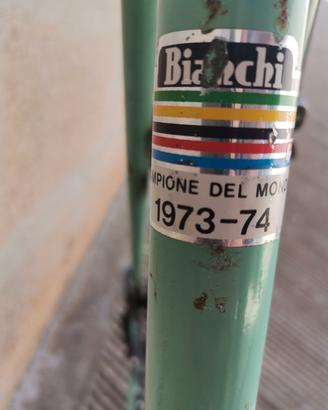 bicicletta da corsa, funzionante (marca bianchi) 