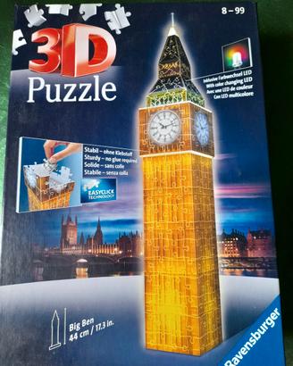 puzzle 3D Big  Ben Londra