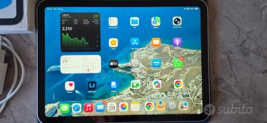 Apple Ipad 10th 64gb silver+ caricatore 
