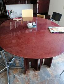 Tavolo libreria giovanni offredi radica Saporiti