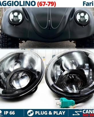 FARI LED Anteriori 7 Pollici VW Maggiolino Epoca