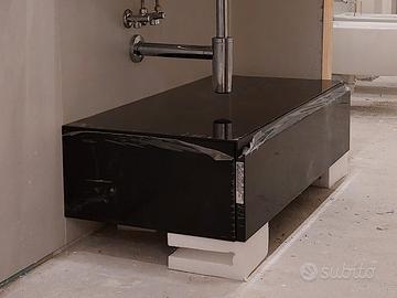 Base sospesa sottolavabo con cassettone per bagno
