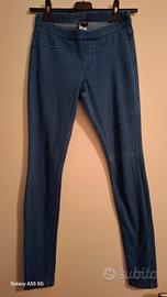 Leggins blu Donna 