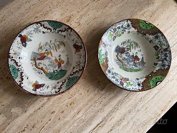 Antichi Piatti Primi Del 1900 Giapponesi Decorati
