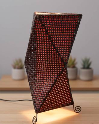 lampade  in rattan