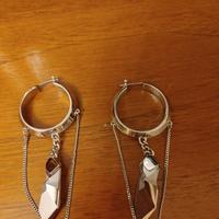 Orecchini a cerchio Swarovski