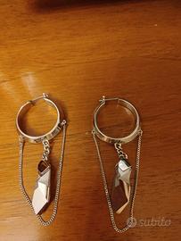 Orecchini a cerchio Swarovski