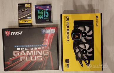 CPU I5 9600K - Z390 - DDR4 16GB - Dissipatore AIO