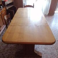 TAVOLO LEGNO MASSELLO DA 180 CM A 300 CM