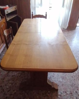 TAVOLO LEGNO MASSELLO DA 180 CM A 300 CM